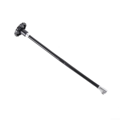 Equatorial Mount Trimmer Rod Replacement For 80DX EQ1 EQ2 Telescopes Anti Slip Aluminum Alloy Slow Motion Lever With Safety Lock Pro Grade Fine Adjustment Knob For Precise Astronomy Tuning And Smooth Tracking, black alloy rod