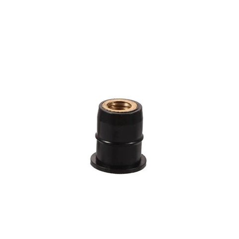 No Sweat 10 Pack M4 M5 M6 Rubber Well Nuts For Motorcycle Windshield Fairing And Boat Mounting Heavy Duty Neoprene Blind Fasteners.