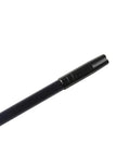8mm Aluminum Arrow Insert Adapters 35mm Long With Threaded Hole Connector For Arrow Shafts Black 12 Pack shown on shaft end