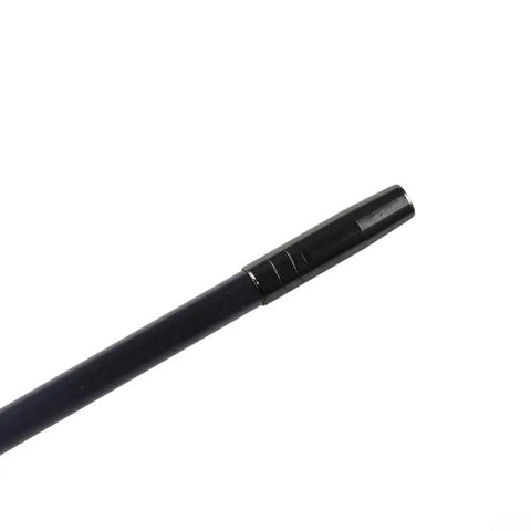 8mm Aluminum Arrow Insert Adapters 35mm Long With Threaded Hole Connector For Arrow Shafts Black 12 Pack shown on shaft end