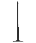 Side view of 55 Inch 4K Ultra Hd Free Standing Digital Signage Kiosk Featuring Crisp Ips Panel, sleek black design.