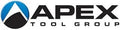 APEX Tool Group logo in black and blue colors with mountain graphic