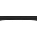 Front view of Grace Collection Riverside Pull Five And One Sixteenth Inch Flat Black Cabinet Hardware Bar Handle.