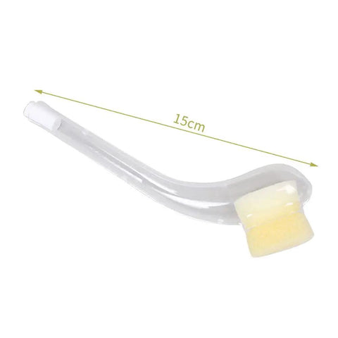 Six Pack Queen Catcher Pipe For Beekeeping, Plastic Queen Cages And Catchers, 15 Cm, Clear, Side View, Beekeeping Equipment