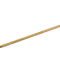 Brass threaded stem, Watts FLT Stems Series, 12 in length, 1/4-20 NPT x 5/16-18 NPT ends