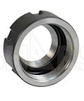 ER32 Coolant Through Straight Shank Extension Tool Holder With O Ring Seal And Slotted Nut, 50mm Collet Nut, M40x1.5 Threads