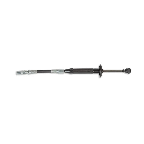 Heavy-Duty Grease Fitting Cleaner For Hardened Clogs With Impact Tool, Steel Drive Cylinder And Piston, Safety Shield, High-Pressure Hose
