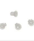 Engine Linkage Retaining Bushing For 25 158 08 S 4 Pack Transparent Throttle Linkage Bushing, four transparent plastic bushings