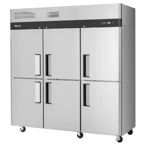 Heavy Duty Commercial Self Contained Upright Freezer With Top Mount Compressor And Smart Fuzzy Defrost System Packing 65.8 Cubic Feet Of Sick Cold Storage Setup with six doors