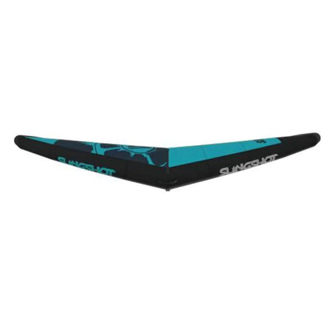 V3 Inflatable Wingsurfing Wing 3.0m Blue showing front angle for power packed performance, easy control, and stability in waves.
