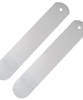 Durable Aluminum Sock Jig For Straight Socks, Easy Use Sock Board For Heat Press Transfer And Sublimation Printing, Silver, 15.75 x 4.72 Inch, hole detail.