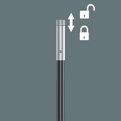 Extra Slim Bit Holding Screwdriver With Flexible Shaft And Magnetic Bit Holder, One Fourth Inch Hex, 173.5 Millimeter Length, Ideal For Tight Spots