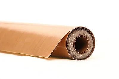 39 Inch By 5 Yard Teflon PTFE Sheet Roll Nonstick Craft Mat 5 Mil Thick Brown For Arts And Crafts Ironing Laminating Projects Table Protector