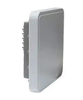 Side view of Beefy Long Range UHF RFID Reader With 9 dBi Circular Antenna, 902-928 MHz, showing rugged enclosure