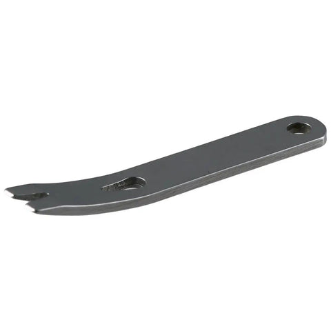 Six Piece Mini Crank Crowbar, 3 Inch Stainless Steel Pocket Pry Bar in side view, simple design for versatile EDC use.