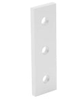 Heavy Duty 10 Pack Flat Joining Plates For T Slot Aluminum Extrusion Profiles Mending Repair Brackets, three-hole design.