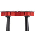 Side view of Pro Grade 2 Station Metal Bender Disc FS2DL with black handles for 5/16 to 1 3/4 inch runs, lightweight and portable