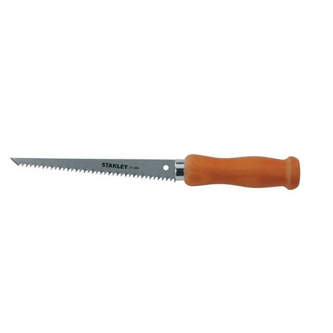6-Inch Jab Saw With Wood Handle For Drywall And Plasterboard Cuts, Self Starting Point For Easy Plunge Cuts, Epoxy Bonded Blade Delivers Triple Durability