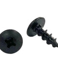 1 1/4 Inch Number 8 Truss Head Wood Screws With Phillips Drive, Deep Thread, Sharp Point, Black Phosphate Finish, 1000 Pack