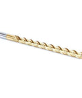 Amana Tool HSS foam-cutting end mill, extended-reach, 1/2 in diameter, gold-coated