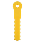 Yellow PA6 nylon blade from 30 Pcs Replacement Blades For Weed Warrior Push-N-Load 3 Blade Trimmer Head And Pivotrim Hybrid 2-N-1 Head PA6 Nylon.