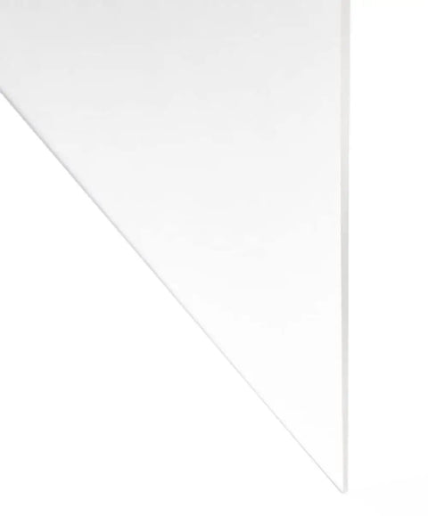 Transparent Polycarbonate Plastic Sheet One Quarter Inch Thick 24 Inch Wide 48 Inch Long Lightweight Shatter Resistant Easy To Cut