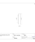 Schematic of Single Cone Tapered Roller Bearing 655 Straight Bore Steel Inch Size 2.7500 ID, 1.6250 Width, standard tolerance.