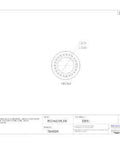 Technical drawing of 2.6250 Inch Inner Diameter Tapered Roller Bearing Single Cone Standard Tolerance Straight Bore Steel Inch Size