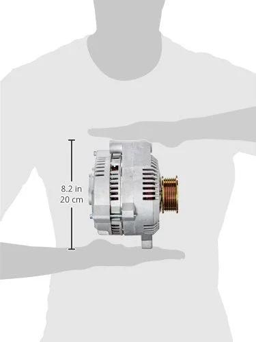AL7534N Premium 100 Percent New 130 Amp Alternator For Ford Mustang, Thunderbird, Mercury Cougar Replacement side view