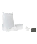 Genuine OEM Damper Control Assembly for Fridge White Replacement Part That Delivers Cold Air From Freezer Into Fresh Food Section.