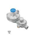 RV two-stage propane regulator with Camco compatibility for efficient gas flow, includes NPT fittings for RVs, campers, and trailers
