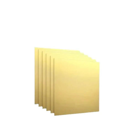 Solid Brass Flat Sheet 1.2x100x100mm Craft And Industrial Metal Plate Easy To Machine And Form Workhorse Material With High Ductility