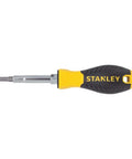 6 Way Screwdriver Set With Space Saving Design And Chrome Plated Bar For Corrosion Resistance Ergonomic Handle For Comfort And Reduced Strain