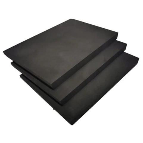 Stack of pro grade high purity graphite plates and strips 10mm by 100mm by 100mm for scientific research and university teaching labs