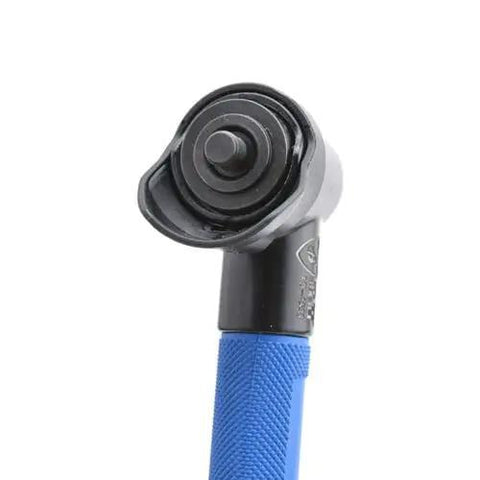 Heavy Duty Right Angle Pneumatic Air Die Grinder With Snappy Elbow Cutout, close-up of the chuck and handle design.