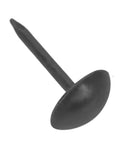 200 Piece Antique Black Dome Upholstery Tacks and Vintage Thumb Nails For Sofa Furniture Restoration Plus Compact Storage Case close-up image of black dome upholstery tack.