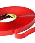 VHB 4910F Clear Double-Sided Acrylic Adhesive Tape, Invisible Bonding for Transparent Materials, 19 mm x 3 m roll, side view