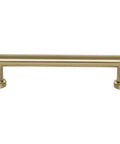 Morris Cabinet Pull 5 1/16 Inch Center To Center Honey Bronze Finish Durable Metal Hardware For Kitchen And Bath front view