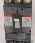 Heavy Hitter Three Pole Current Limiting Breaker 400 Amp Max 600 Volt AC With Included Rating Plug front view showing detailed specifications.