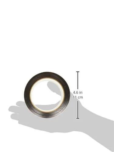 DuPont Kapton Amber Polyimide Film Tape No Adhesive roll in hand size guide, ideal for high-temperature electrical insulation projects.