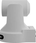 Side view of 2 X Move SE PTZ Camera with 30x Optical Zoom, white finish, designed for live streaming setups.