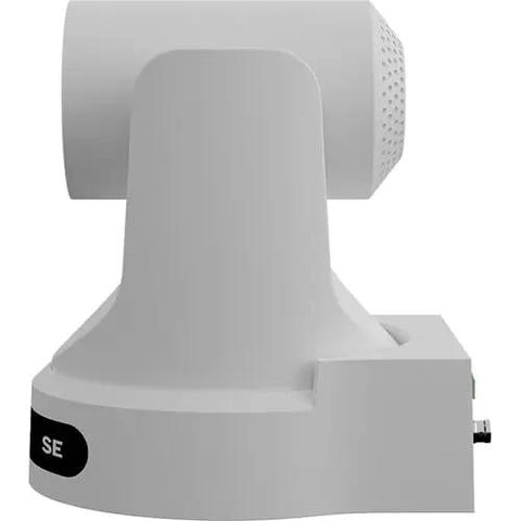 Side view of 2 X Move SE PTZ Camera with 30x Optical Zoom, white finish, designed for live streaming setups.