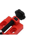 Close-up of Heavy Duty Table Vise Mounting Fixture for Woodworking and Carving Holds Regular and Irregular Shapes Tight Bench Clamp