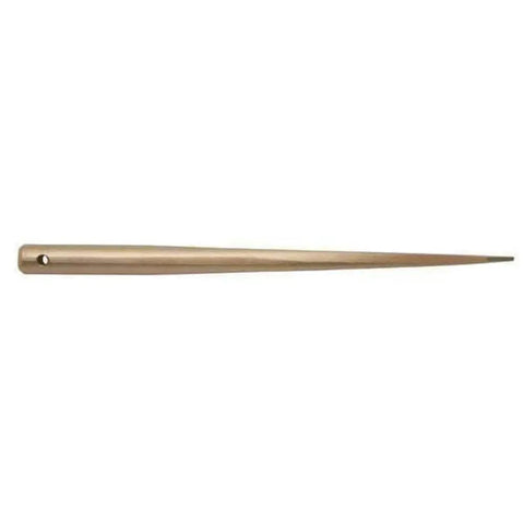 Banana Wedge 13 Inch OAL Non Sparking Non Magnetic Corrosion Resistant Bronze Color Industrial Grade Tool For Safe Handling On Sparks Free Worksites