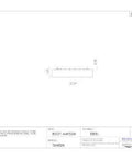 Technical drawing of Single Cone Tapered Roller Bearing 655 Straight Bore Steel Inch Size 2.7500 ID, 1.6250 Width.