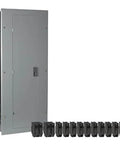 Front view of 200A Main Breaker Load Center 1-Phase 120/240 VAC, 32 Spaces 40-Circuit Panel with Pre-Installed Main, NEMA 1 Enclosure