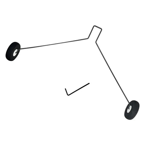 Beefed Up 2mm Wire Landing Gear Replacement Kit For RC Airplanes And Helicopters, 40mm Foam Wheels, 290mm Total Length, 21mm Fixed Width
