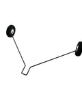 2mm Wire Landing Gear Replacement For RC Airplanes And Helicopters, Metal Rear Gear Set With 40mm Foam Wheels, 265mm Long 10.4in