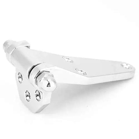 Cast Zinc Alloy Heavy Duty Hinge With 270 Degree Rotation for cabinets and closets, industrial use, shown at angle.