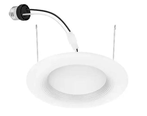 Game Changer For Your Ceiling: 4 Pack Integrated Led Recessed Light Trim Fits 5 And 6 Inch Cans, Dimmable 760 Lumens 3000K Soft White, Energy Star Certified, Shatter Resistant, No Sweat Install